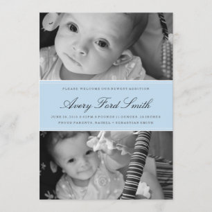 CLASSIC BIRTH ANNOUNCEMENT