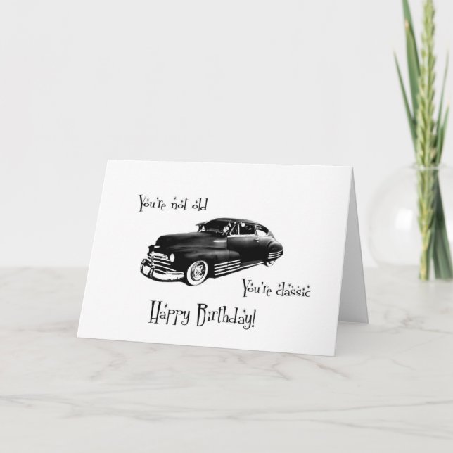 Classic Birthday Card (Front)