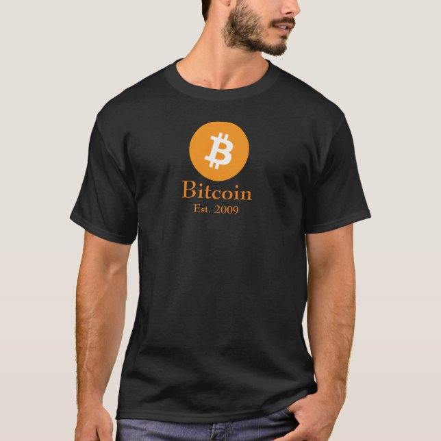 Classic Bitcoin Established 2009 T-Shirt (Front)