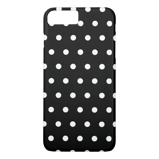Classic Black and White dots seamless pattern Case-Mate iPhone Case (Back)