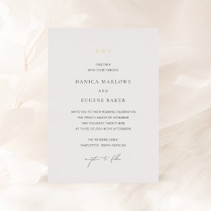 Classic Black and White Elegant Wedding