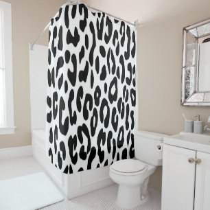 Classic Black and White Leopard Print