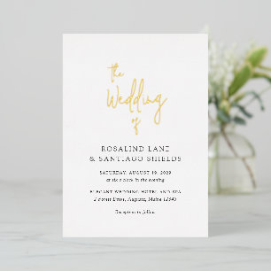 Classic Black and White Modern Wedding