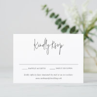 Classic Black and White Modern Wedding