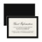 Classic Black Border Wedding Accommodations Card