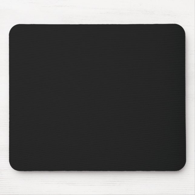 Classic Black Customizable Mouse Pad (Front)