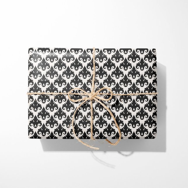 Classic Black Damask Wrapping Paper (Creator Uploaded)