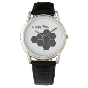 Classic Black Leather Watch