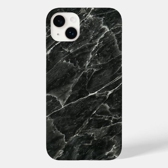 Classic Black Marble Case-Mate iPhone Case (Back)