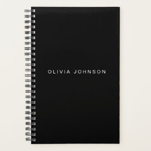 Classic Black   Spiral Weekly/Monthly Planner
