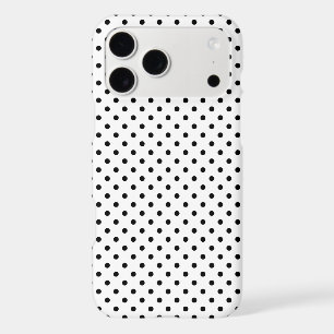 Classic Black Tiny Polka Dot Pattern