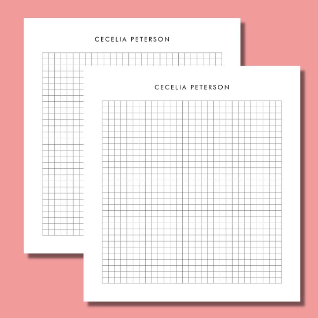 Classic Black White Square  Notepad (Creator Uploaded)