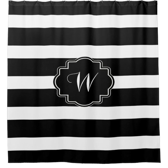 Classic Black & White Stripes (Front)