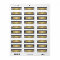 Classic Black White Stripes Gold Label