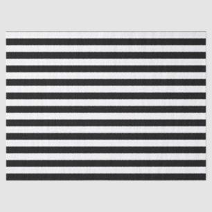 Classic Black & White Stripes Tissue Paper