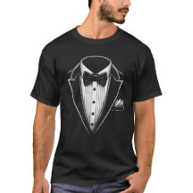 Classic Black White Tuxedo Graphic Elegant Formal