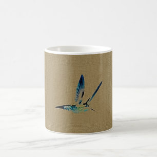 Classic Blanc Mug Bleu Hummingbird King