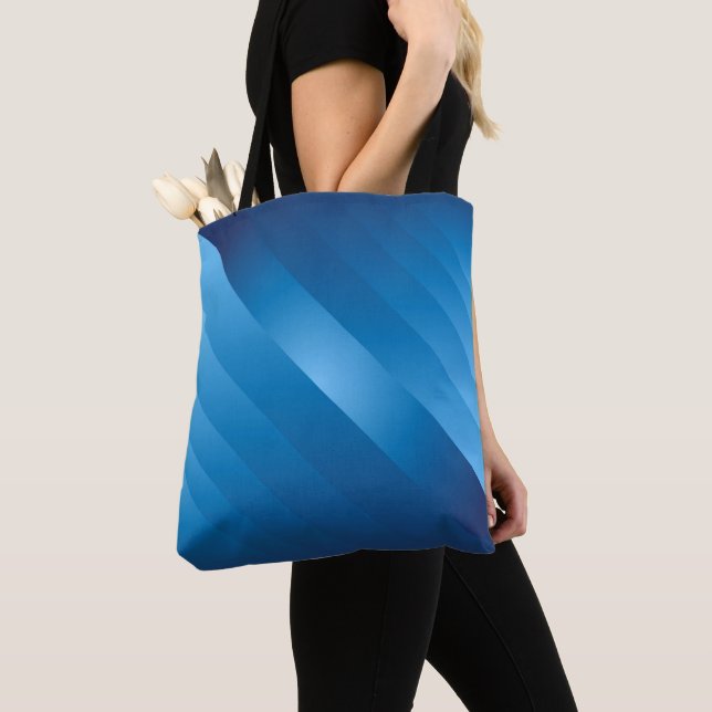 classic blue 21 tote bag (Close Up)