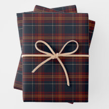 Classic Blue and Red Plaid Christmas