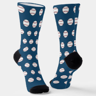 Classic Blue Baseball Socks