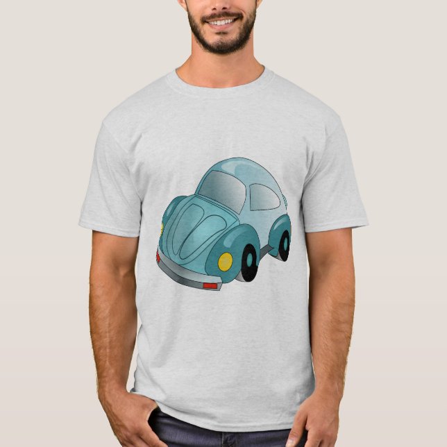 Classic Blue Beetle Tshirt. T-Shirt (Front)