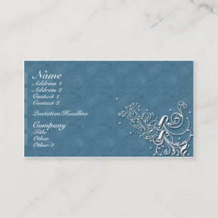 Classic Blue Business Card