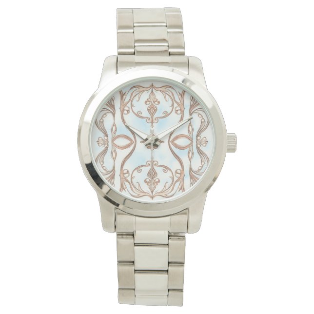 Classic Blue Design Art,Women eWatch Watch (Front)