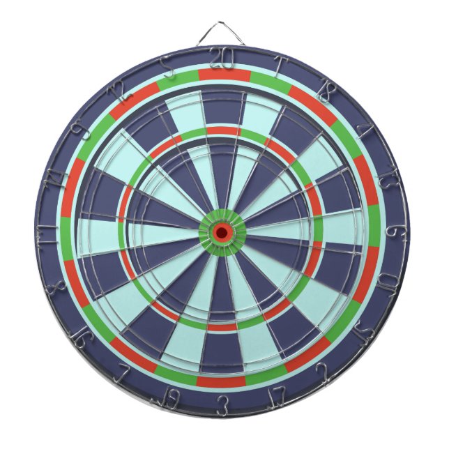 Classic Blue Green Red  Dartboard (Front)
