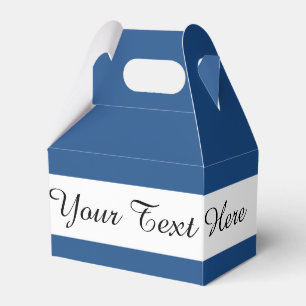 Classic Blue High End Solid Colour Favor Box