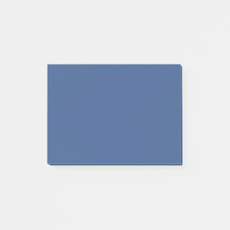Classic Blue Plain Solid Colour Post-it Notes