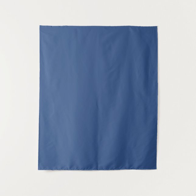 Classic Blue Plain Solid Colour Tapestry (Front)