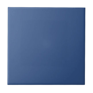 Classic Blue Plain Solid Colour Tile