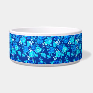 Classic Blue Rose Flowers Pattern-87600