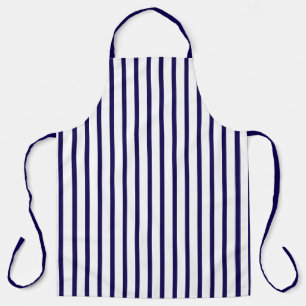 Classic Blue Stripe Apron