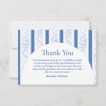 Classic Blue Toile Graduation Party