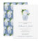 Classic Blue White Wedding Ginger Jar Engagement