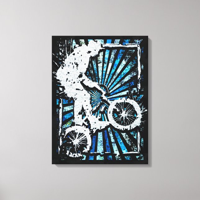 Classic Bmx Bike - Bmx Freestyle Bmx Canvas Print (Front)