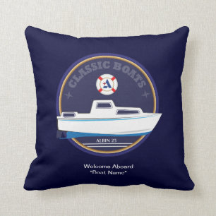 Classic Boats - Albin 25 throw cushion