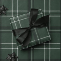 Classic bold holiday plaid hunter green