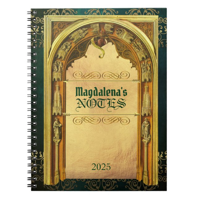 Classic Book Cover Medieval Architecture Antique (Front)