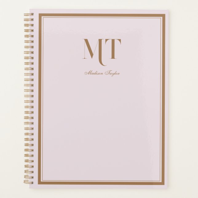 Classic Border Personalized Planner (Front)