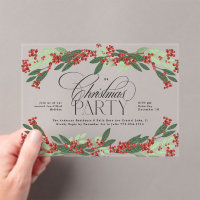 Classic Botanical Christmas Party