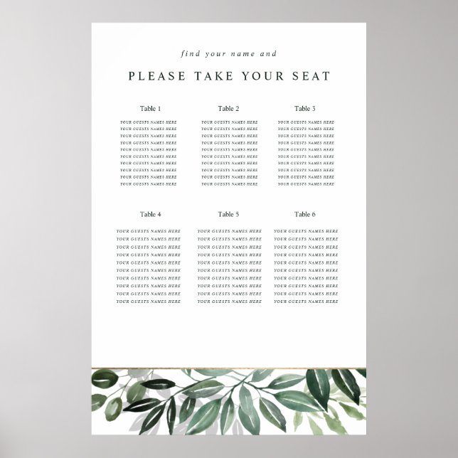 Classic botanical design poster (Front)