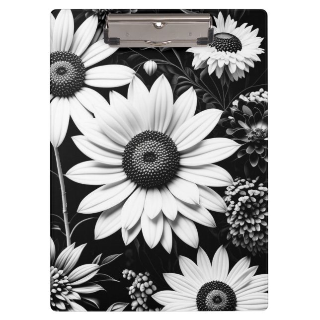 Classic Botanical  Floral  Clipboard (Front)