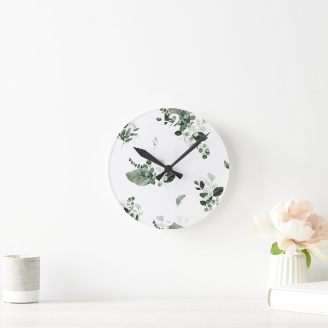 CLASSIC BOTANICAL WALL CLOCK (Home)