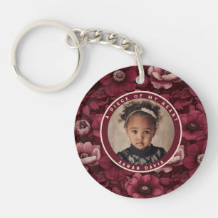 Classic Bridal Shower Gifts Custom Anemones Keychain