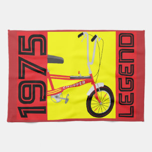 Classic British 1970's Iconic Bicycle Kitchen Towel