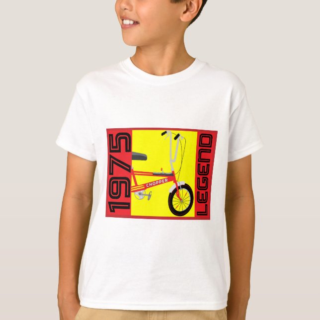 Classic British 1970's Iconic Bicycle T-Shirt (Front)
