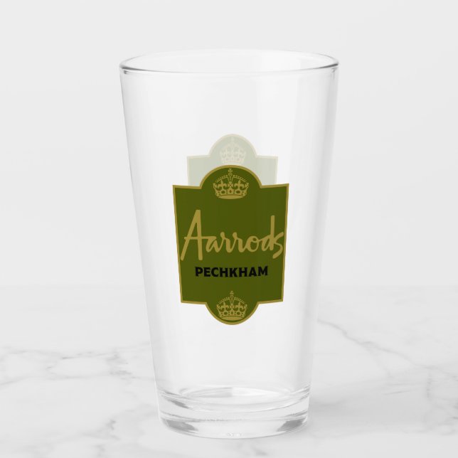 Classic British Novelty Gift Glass (Front)