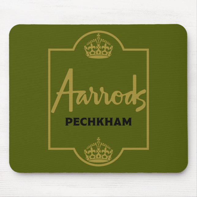 Classic British Novelty Gift Mouse Pad (Front)